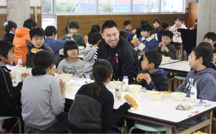 ライジングゼファーフクオカ　小学生とスポーツ交流＋食育の画像07